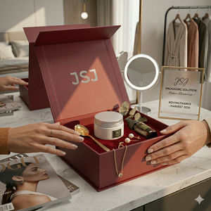 Caja de Papel Artístico Personalizada para Empaque de Protector Solar, Caja Plegable de Cartón de Lujo para la <span class=keywords><strong>Serie</strong></span> de Productos de Belleza de Verano - Product Image 1