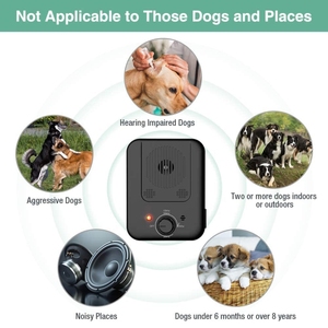 Hot Selling RC-309 Ultraschall Sound Bark Control Geräte Defer Nuisance Stop <span class=keywords><strong>Dog</strong></span> <span class=keywords><strong>Barking</strong></span> Outdoor Anti Bark Halsband - Product Image 3