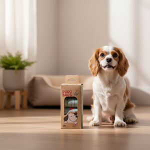 Custom Eco-Friendly Plastic Leak-Proof Black Pet Waste <b>Bags</b> Cherry Scented Portable Biodegradable Dog Poop <b>Bag</b> - Product Image 1