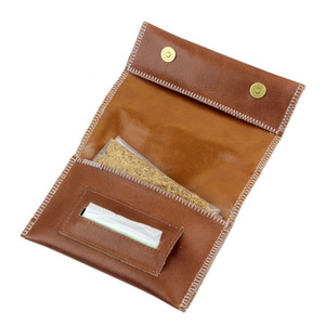Astuccio per Tabacco Personalizzato in Vera Pelle Amber Leaf 50G Astuccio per Tabacco <span class=keywords><strong>da</strong></span> <span class=keywords><strong>Rollare</strong></span> - Product Image 1