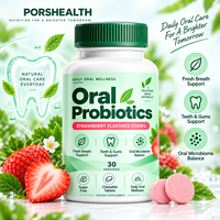 Probiotiques buccaux pour la mauvaise haleine, 11 milliards d'UFC, comprimés à croquer sans sucre au xylitol, santé digestive et intestinale, marque privée OEM