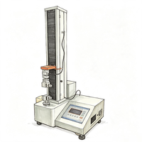 Microcomputer Tensile Tester Pull Strength Test Machine 200kg 0-500mm/min for Rubber Plastic Textile Tape Electronics Metal