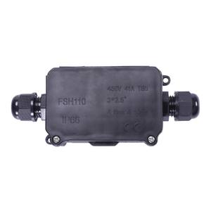 Boîte de jonction étanche IP68 à deux voies pour câbles électriques extérieurs, personnalisation de l'enclosure de bornes - Product Image 1