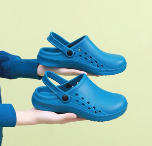 Logo personalizzabile ospedale EVA Clogs <span class=keywords><strong>scarpe</strong></span> da lavoro antiscivolo impermeabili <span class=keywords><strong>per</strong></span> le donne/gli uomini <span class=keywords><strong>per</strong></span> medico medico medico estate primavera - Product Image 2
