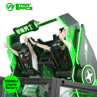 VR Star Space Produits de haute qualité 2 joueurs Plate-forme dynamique à 360 degrés Expérience de réalité virtuelle Machine de jeu de tir