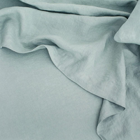 Ensemble de draps en lin français 100% pur, poche profonde, 4 pièces, draps de lit luxueux