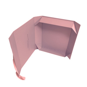 Emballage personnalisé en carton pliable imprimé vert et rouge pour le miel, les bijoux, les envois de mariage avec logo - Product Image 1