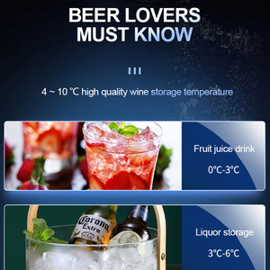 Réfrigérateur de présentation de boissons pour hôtels et bars, avec 4 portes vitrées, pour bières et autres boissons, vente en gros - Product Image 3