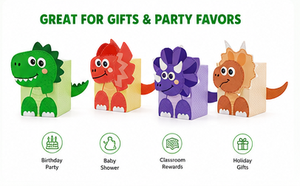 Wholesale Animal Theme Paper <b>Gift</b> <b>Box</b> Foldable Dinosaur Shaped <b>Empty</b> Mystery Blind <b>Box</b> <b>for</b> Children Party Surprise Packaging - Product Image 3