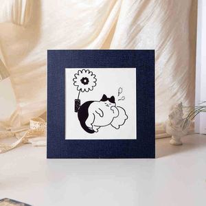 Children's Picture Cardboard Photo Frame <b>Paper</b> Home Desk Decoration Photo Frame with Back Bracket - Product Image 4