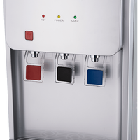 Distributeur d'eau électrique vertical à chargement par le haut en plastique ABS pour eau chaude et froide, idéal pour la maison et l'hôtellerie