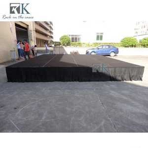 Portable and Convenient Smart Stage with Black Platform and Hanging Screen - Product Image 6