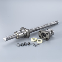 Kit de vis à billes SFI1605 haute vitesse à longue durée de vie, type TBI, avec écrou à bride ronde, fabriqué en Chine pour machines CNC