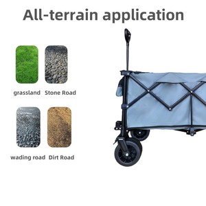 Camper Outdoor <b>Foldable</b> <b>Trolley</b> Children Can Sit or Lie Down Picnic Wagon - Product Image 6