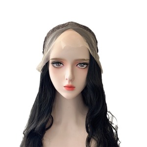 [Perruque synthétique Vera] Perruque à dentelle frontale pour femme avec grandes vagues noires, style long et bouclé, augmente le volume, Fibra <span class=keywords><strong>Futura</strong></span> - Product Image 5