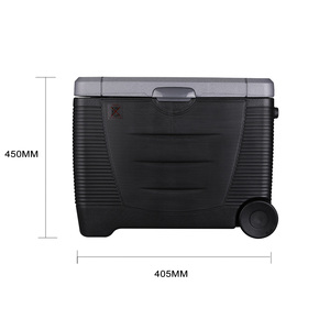 Refrigerador de 45l, 12V, refrigerador para coche, <span class=keywords><strong>nevera</strong></span> portátil, caja de viaje, refrigeradores eléctricos de <span class=keywords><strong>playa</strong></span> con <span class=keywords><strong>ruedas</strong></span> - Product Image 6