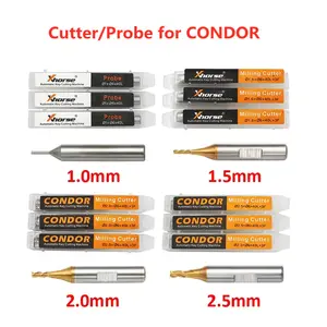 1.0 milímetros 1.5 milímetros 2.0 milímetros 2.5 milímetros Cortador de Sonda para XC CONDOR MINI Mais Golfinho Golfinho XP-005 XP-007 XC002 Xhorse Chave Máquina de Corte