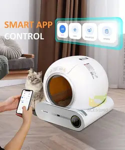 BLESSING Self Cleaning Cat Litter Box Automatic Cat Litter Box With APP Control Works With Any Clumping Litter