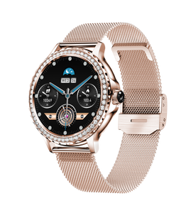 1.3Inch Màn Hình Hd Rtl8763ewe Nx19 Với Kim Cương Khung Bt Cuộc Gọi Ngủ Giám Sát Phụ Nữ Thanh Lịch Thông Minh Đồng Hồ - Product Image 1