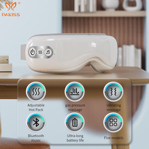 PAKISS Smart Eye Massager with Air Pressure for Eye Strain Relief, Electric Eye Massager with Heat&<b>Vibration</b>&Bluetooth Music - Product Image 2