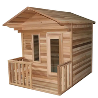 Sauna de Madera de Cedro Rojo Moderna de Alta Gama, para Uso en Apartamentos, con Calentadores Personalizables y Control por Computadora, Superventas