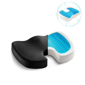 Gel orthopédique antidérapant et coussin de coccyx en mousse à mémoire de forme pour la douleur au coccyx coussin de siège de voiture de chaise de bureau