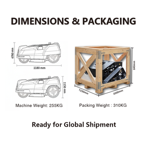 Tagliaerba Telecomandato VORAN per Pendii a 45 Gradi, Falciatrice per Scarpate Resistente con Motore a Benzina, Robot per Tutti i Terreni - Product Image 6