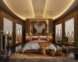 Villa <span class=keywords><strong>de</strong></span> Aluminio Inspirada en el Té con Techo <span class=keywords><strong>de</strong></span> Paja Curvo, Diseño Impermeable para una Experiencia <span class=keywords><strong>de</strong></span> Lujo Junto al Lago y Observación <span class=keywords><strong>de</strong></span> la Naturaleza - Product Image 3