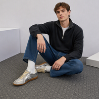 Chaussures de sport décontractées de luxe pour hommes et femmes, de haute qualité, respirantes, confortables, en cuir véritable, à lacets, de marque de mode de créateur