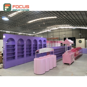 Heavy Duty Store Interior Metal Display Table Concept Design Cosmetic Shop Design - Product Image 5
