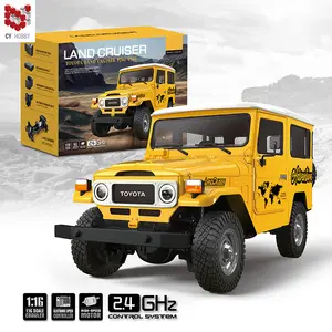 1/16 2.4G RC Toyota FJ40 telecomando fuoristrada auto giocattolo per bambini con luce