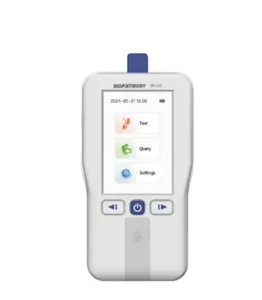 Analyseur de chimie sèche Poct, analyseur de biochimie sèche portable, kit de <span class=keywords><strong>test</strong></span> de lipides sanguins <span class=keywords><strong>HBA1C</strong></span>, kit de <span class=keywords><strong>test</strong></span> de fonction rénale - Product Image 2