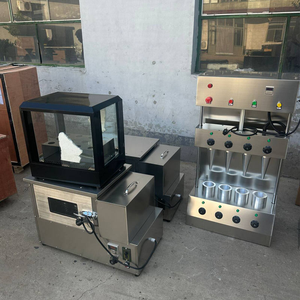 Nouvelle machine électrique commerciale pour la fabrication de cornets comestibles - Haute puissance, portable, en acier inoxydable 304, facile à utiliser, tension personnalisable - Product Image 2