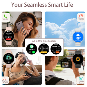 <span class=keywords><strong>Smartwatch</strong></span> <span class=keywords><strong>GPS</strong></span> LC323 con Bussola TFT, Schermo da 1,39 Pollici, Batteria da 400mAh (5-10 Giorni), Impermeabile 1ATM fino a 10 Metri, Oltre 100 Modalità Sportive, Monitoraggio del Sonno - Product Image 2