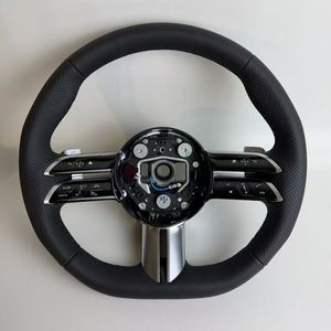 Volant en fibre de carbone de luxe pour <span class=keywords><strong>Mercedes</strong></span>-Benz <span class=keywords><strong>AMG</strong></span> avec bouton OLED, Classe C, Classe E, Classe S, Classe G, W463, W205, W166, W223 - Product Image 4