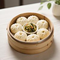 Vente en gros de petits pains aux légumes cuits à la vapeur chinois surgelés (Bao) -prêts à manger, approvisionnement en vrac pour restaurants