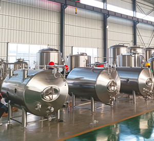 Tanque de <span class=keywords><strong>cerveza</strong></span> brillante horizontal de 1000L Fermentadores de <span class=keywords><strong>cerveza</strong></span> <span class=keywords><strong>artesanal</strong></span> fresca Cervecería Taproom Pub Brite Tank - Product Image 6
