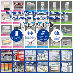 Présentoir de pharmacie QMuS-<span class=keywords><strong>QB</strong></span>-06-1200 Vente directe d'usine Magasin de médecine Étagère pour étagère de magasin compacte - Product Image 3