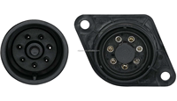 Adaptateur de prise de remorque 7 broches ABS EBS - 24V - Contact à sertir/Contact à souder - Prise 7 pôles