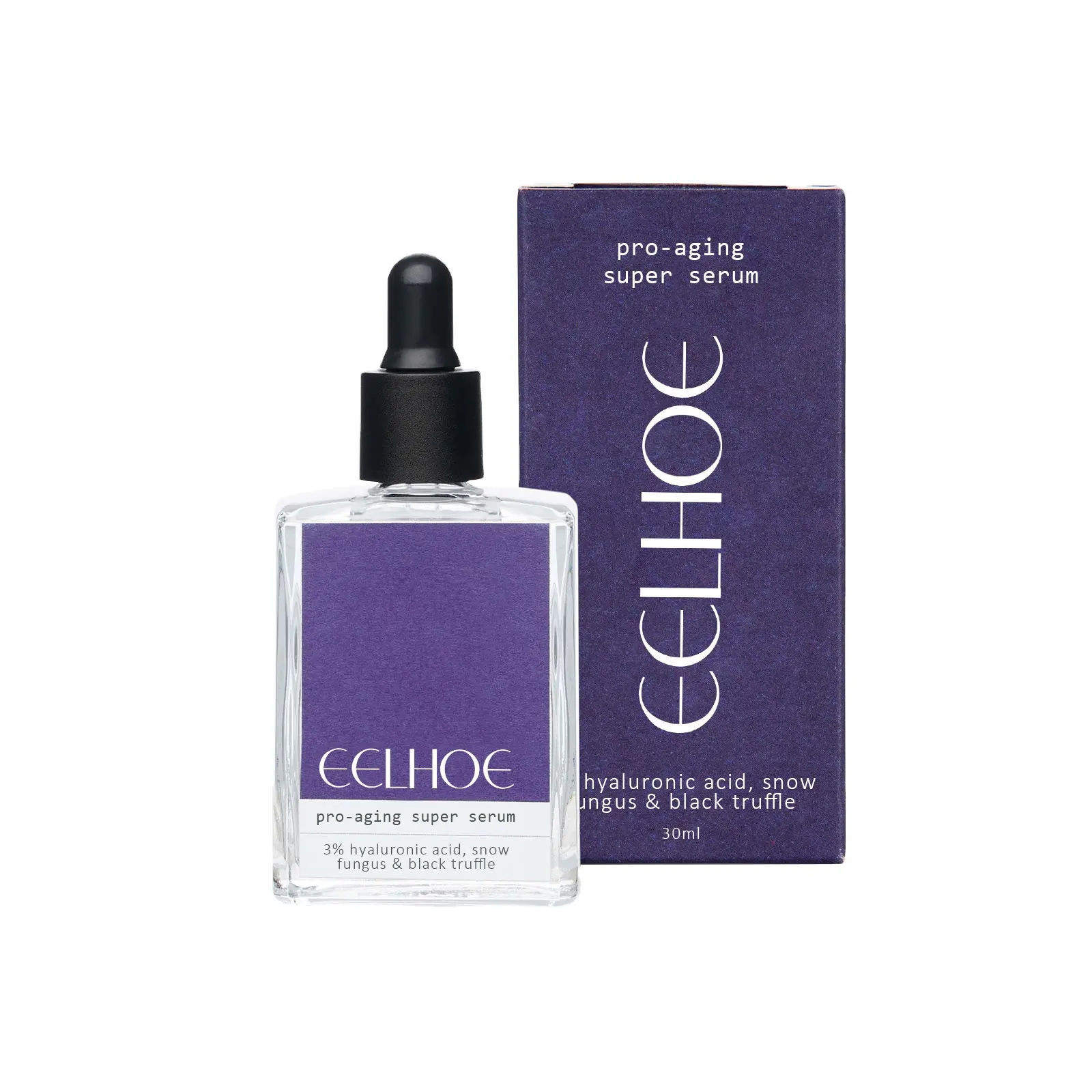 EELHOE Sérum pour le visage, sérum anti-âge anti-rides pour le visage Sérum pour la peau hydratant et éclatant pour éliminer les points noirs Vitamine C Sérum raffermissant à l'huile pour le visage