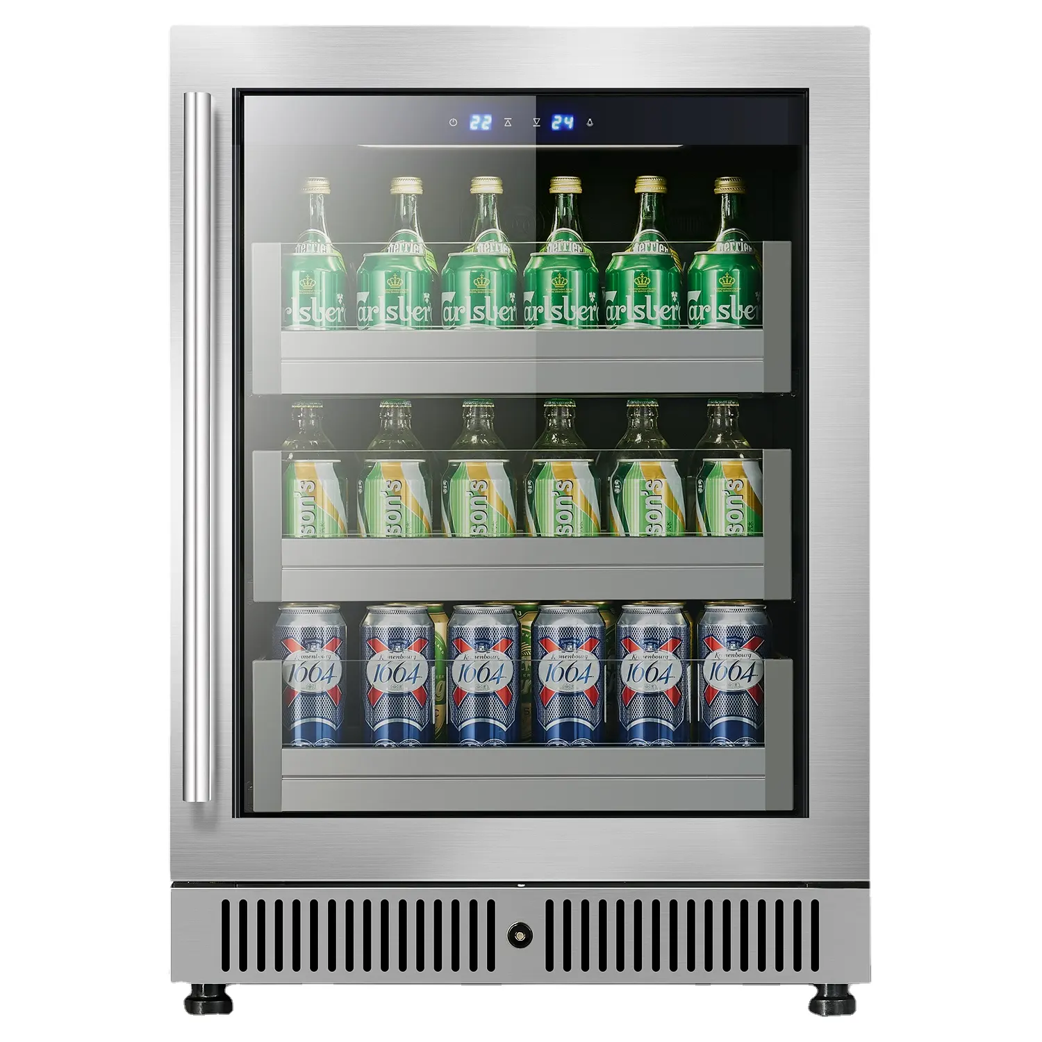 SISTIME 24 "resistente agli agenti atmosferici sotto il bancone frigorifero per bevande-uso interno/esterno