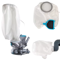 Aspirateur automatique multifonction 150L ABS Leaf Eater Skimmer avec 3 sacs filtrants pour le nettoyage de la surface du sol de la terrasse de la piscine