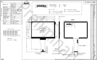 Module LCD TFT A-Si TMK 7 pouces 800x480 avec rétroéclairage LED RGB, interface 50 broches, luminosité 540 nits, température de fonctionnement -30~85°C, pour applications industrielles