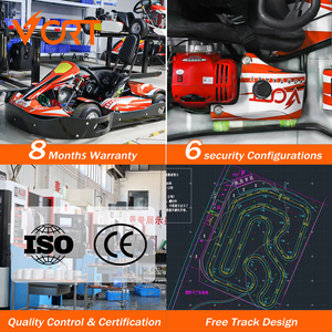 Kart à essence Vortkart Racing pour enfants avec moteur 4 temps, vitesse maximale de 40 km/<span class=keywords><strong>h</strong></span>, pour utilisation en parc d'attractions commercial et sur piste intérieure - Product Image 2