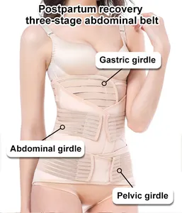 Women Shapewear Tummy Control Wrap Stomach Support Body Belly 3 In 1 Postpartum Belt