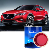 Peinture automobile en gros de haute qualité Colorgen Acrylic Automotive Refinish 1K 2K, peinture transparente en spray, restauration de carrosserie automobile