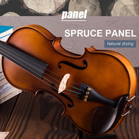 Violon d'étudiant en bois d'épicéa mat OEM ODM allemand 1/16 1/10 1/8 1/4 1/2 3/4 4/4 en gros
