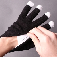 Guantes LED Luminosos de Punto Acrílico, Guantes Intermitentes Coloridos para Fiestas, Halloween, Conciertos, Espectáculos, Raves, Cosplay