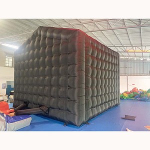 Chất lượng tốt màu đen không thấm nước bền <span class=keywords><strong>Inflatable</strong></span> LED Air <span class=keywords><strong>Cube</strong></span> Disco lều với kích thước tùy chỉnh cho các sự kiện ngoài trời - Product Image 4