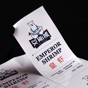 Không thấm nước đông lạnh thực phẩm nhãn dán nhãn tùy chỉnh dính Vinyl rõ ràng Chai Thủy Tinh Nhãn CuộN - Product Image 5